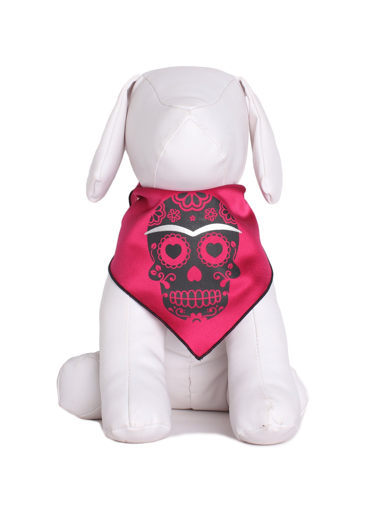 Day of the Dead Pink Skull Dog Bandana Dia de Los Muertos