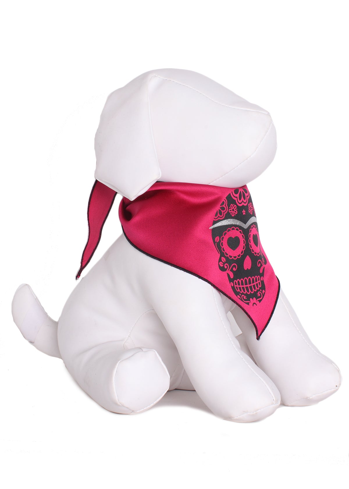 Day of the Dead Pink Skull Dog Bandana Dia de Los Muertos