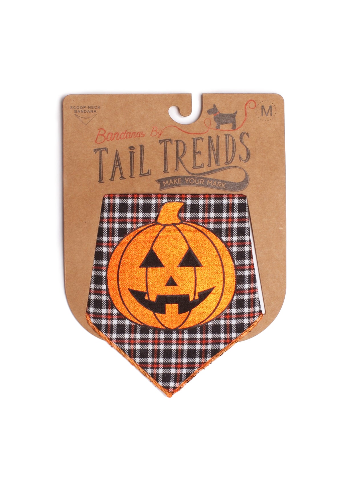 Foil Pumpkin Halloween Dog Bandana Fall Pet Outfit