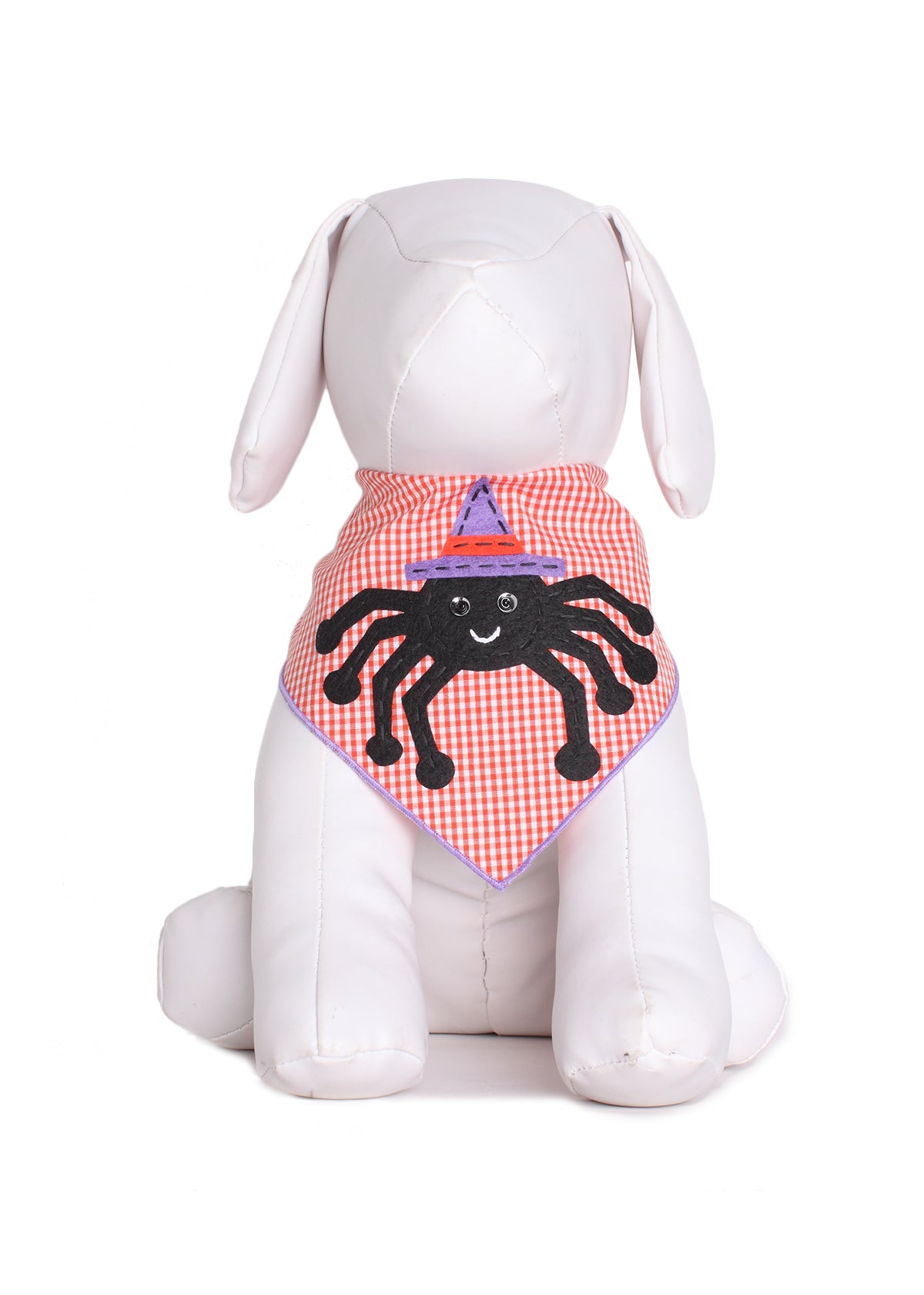 Spider Witch Dog Bandana Halloween Pet Dress-Up Accessory