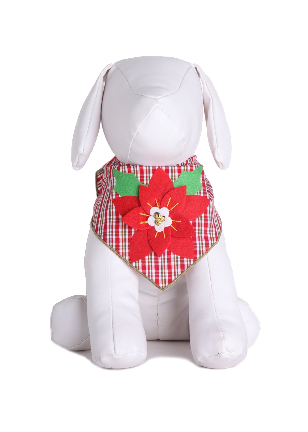 Poinsettia Cotton Bandana