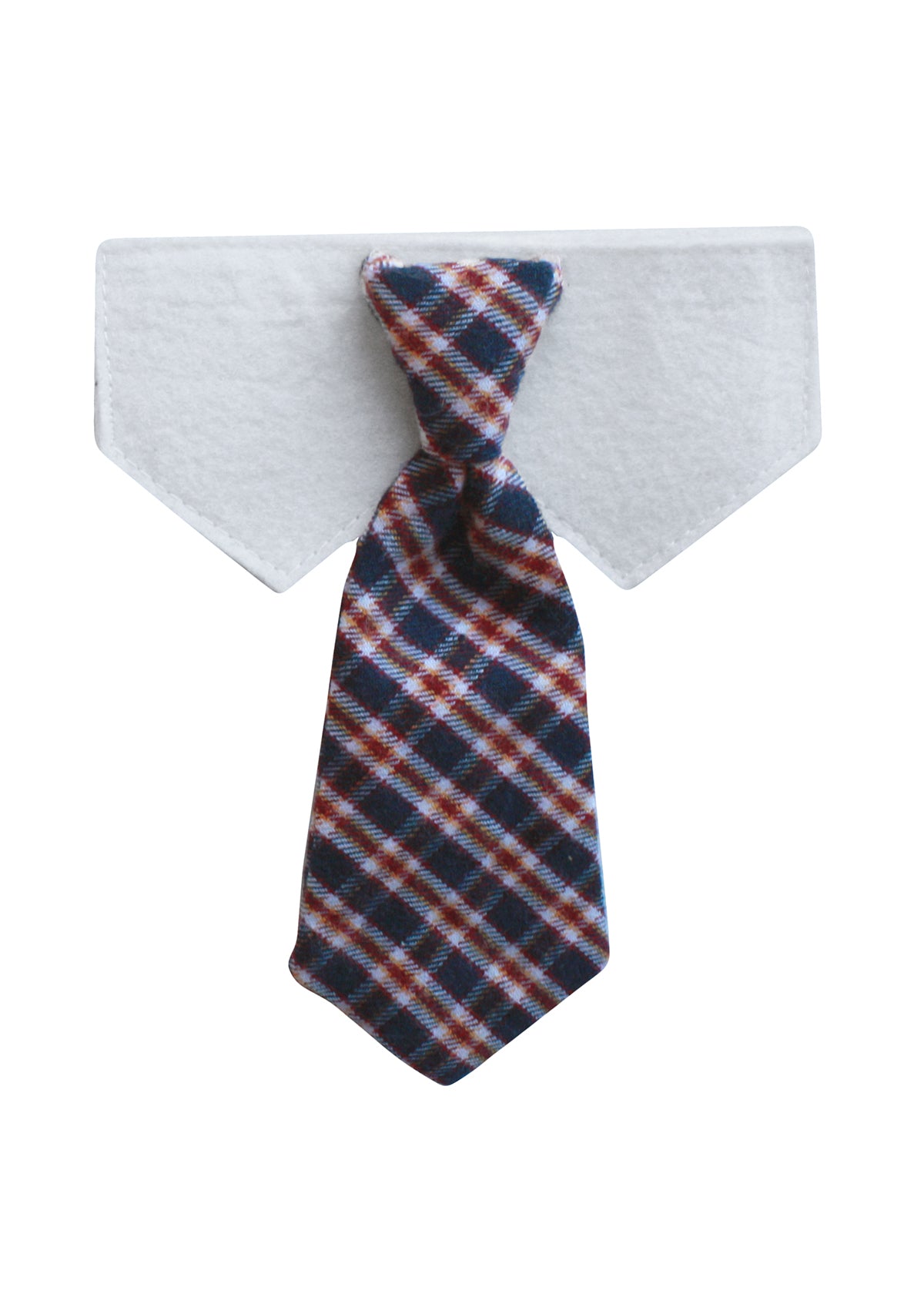 Friday- Navy, Red, Ivory Neck Tie