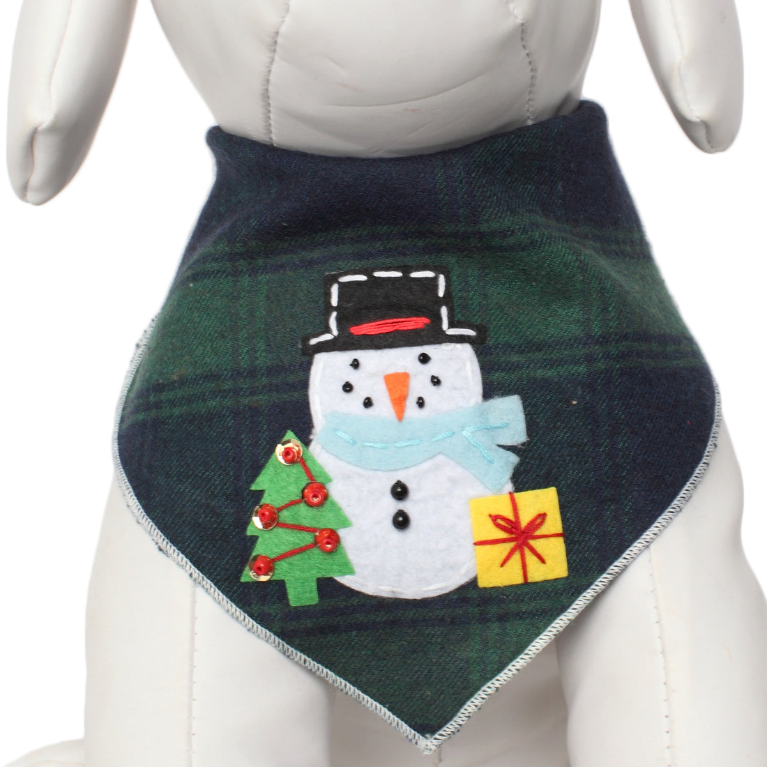 Snowman w/Gift & Tree