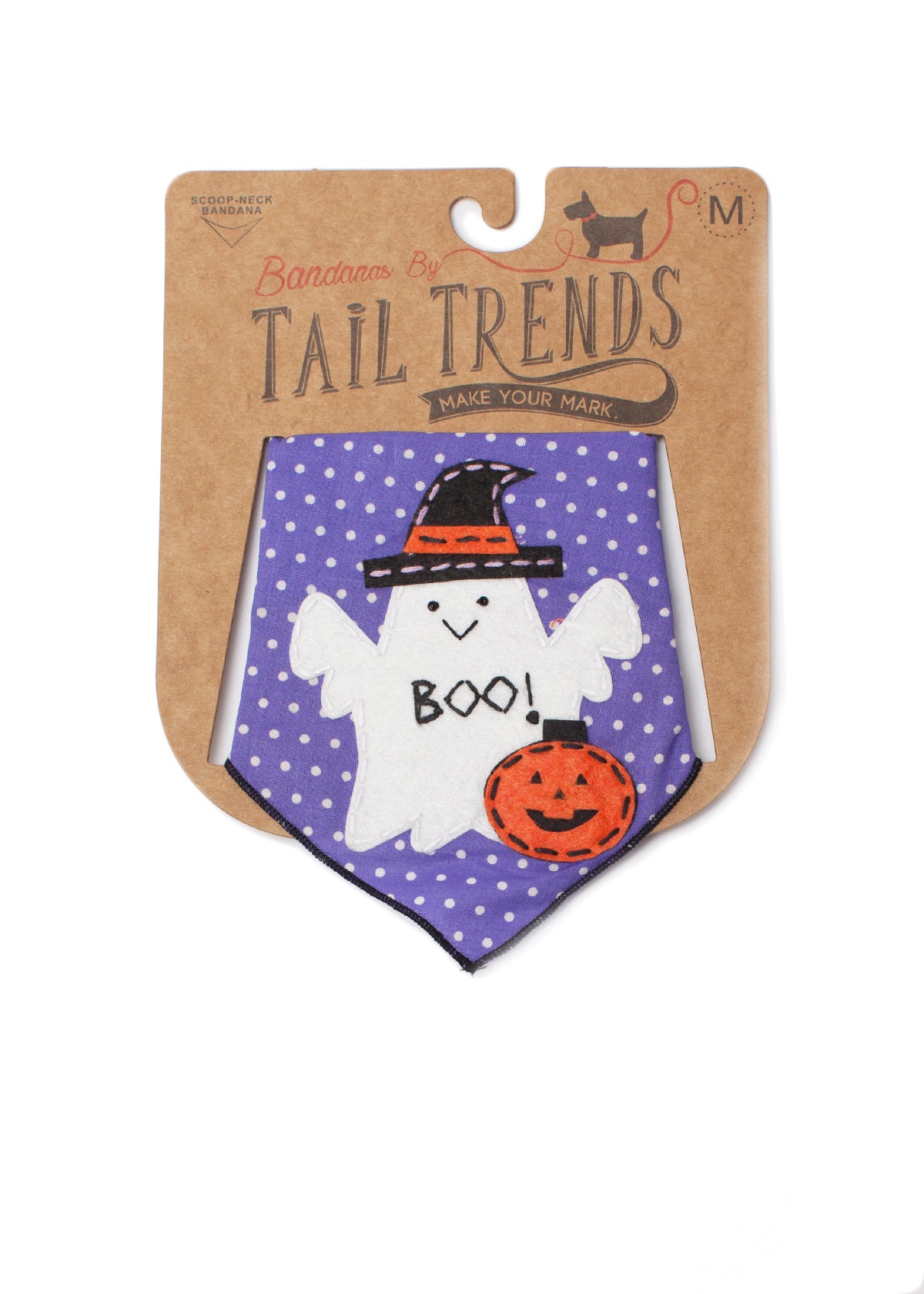 Boo and Friends Dog Bandana Halloween Pet Costume Scarf