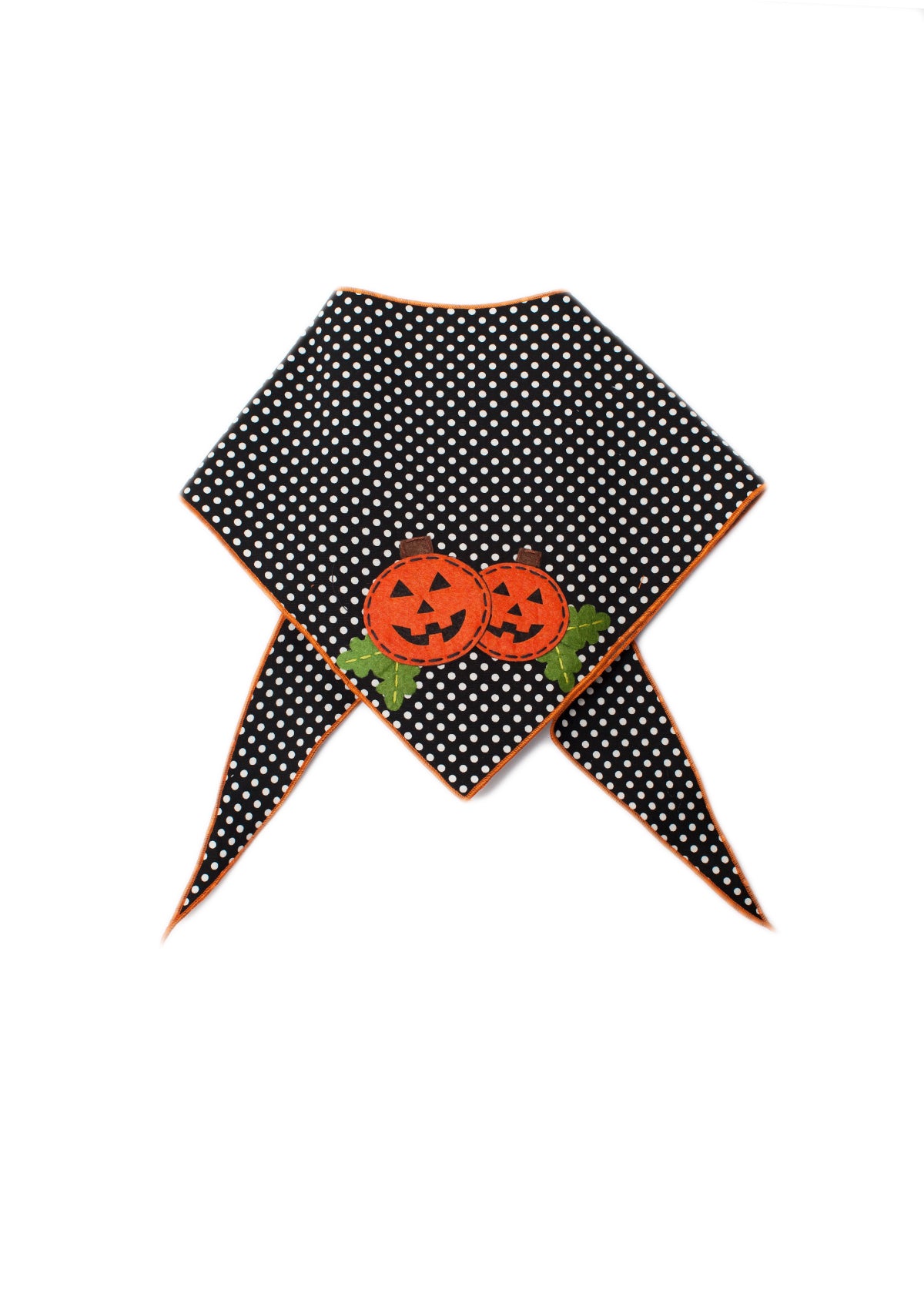 Patchkin Pumpkins Polkadot Dog Bandana Halloween Pet Outfit