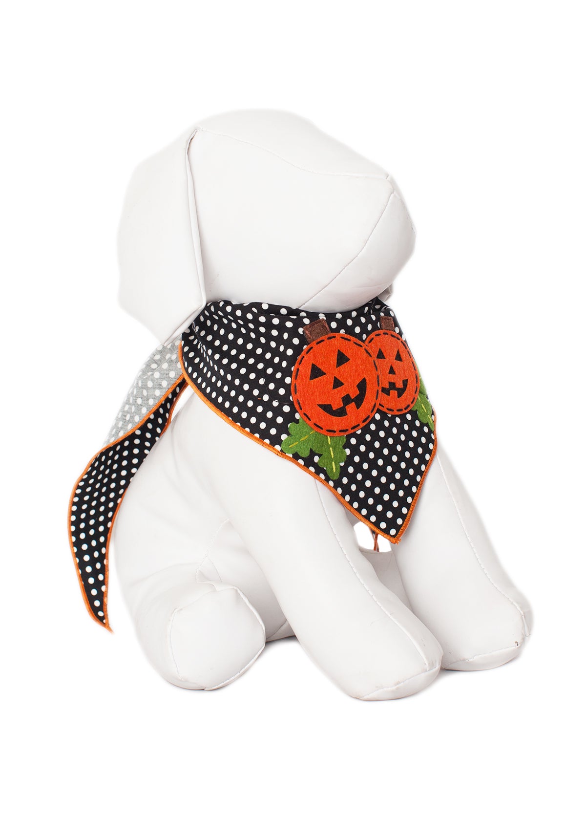 Patchkin Pumpkins Polkadot Dog Bandana Halloween Pet Outfit