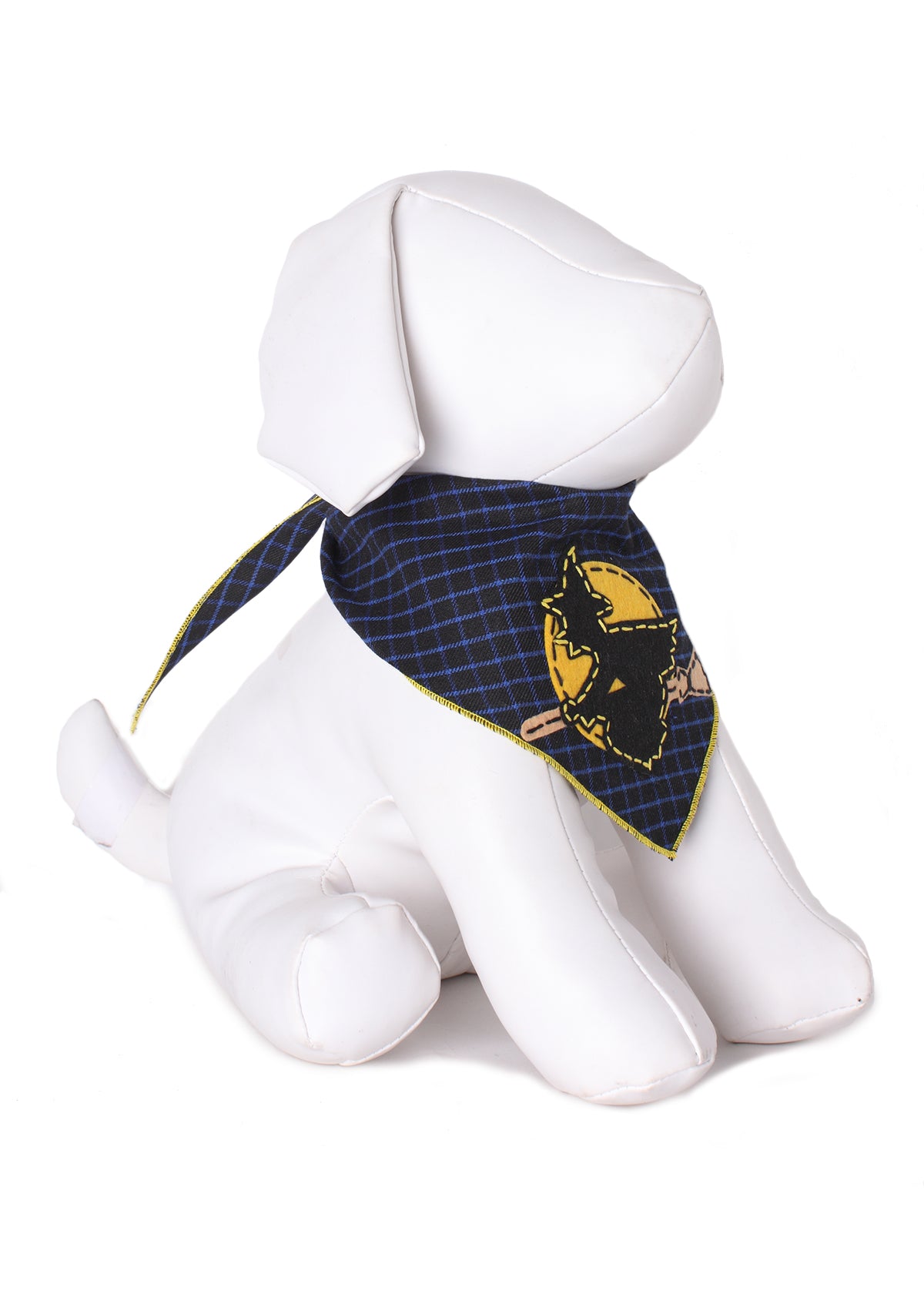 Yellow Moon Dog Bandana Halloween Night Pet Scarf