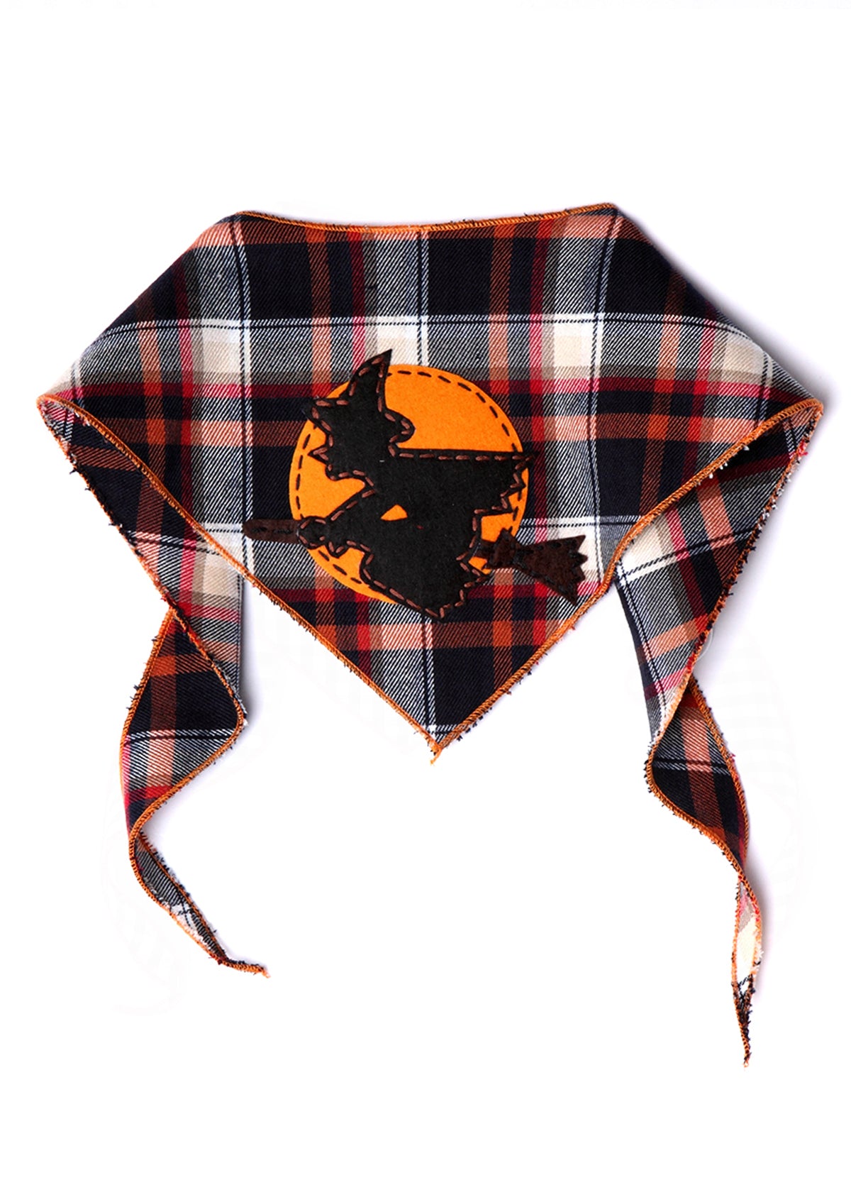 Flying Witch Dog Bandana Halloween Pet Costume Accessory