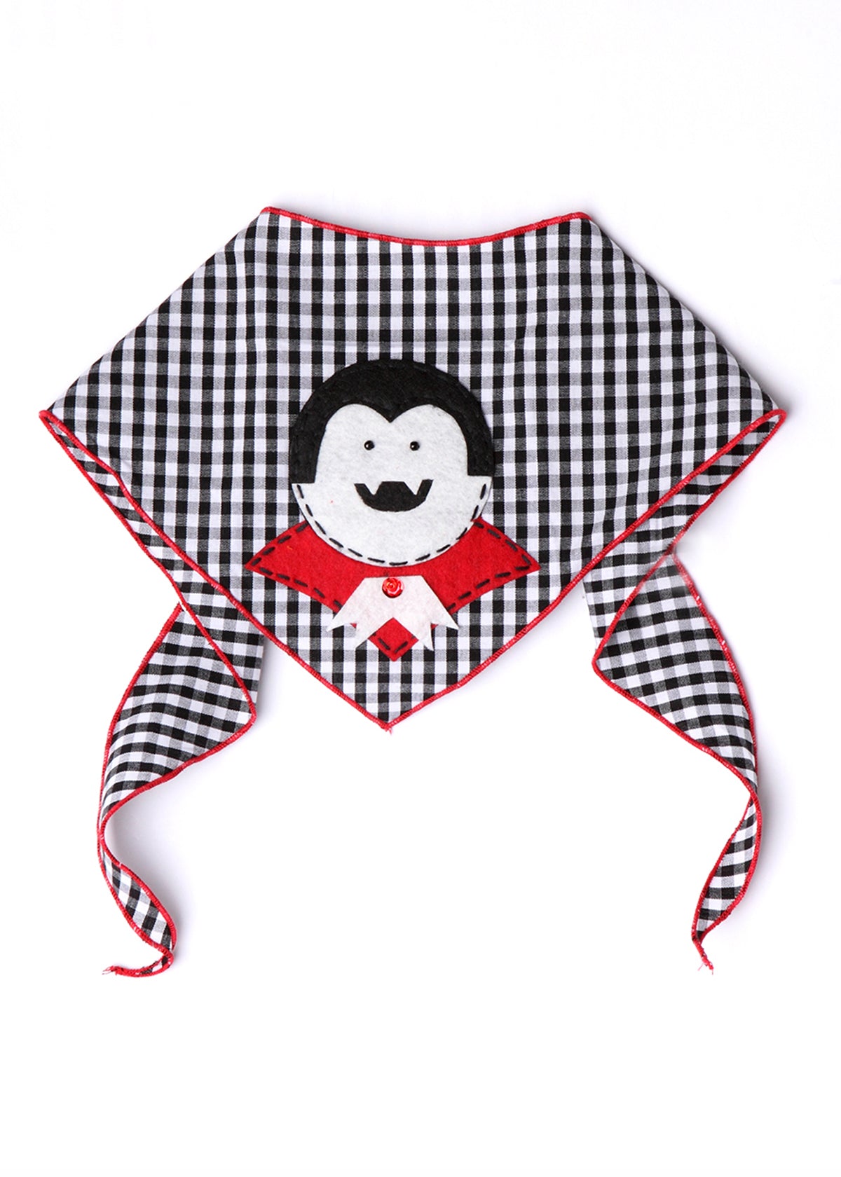 Count Dracula Halloween Dog Bandana Vampire Pet Scarf