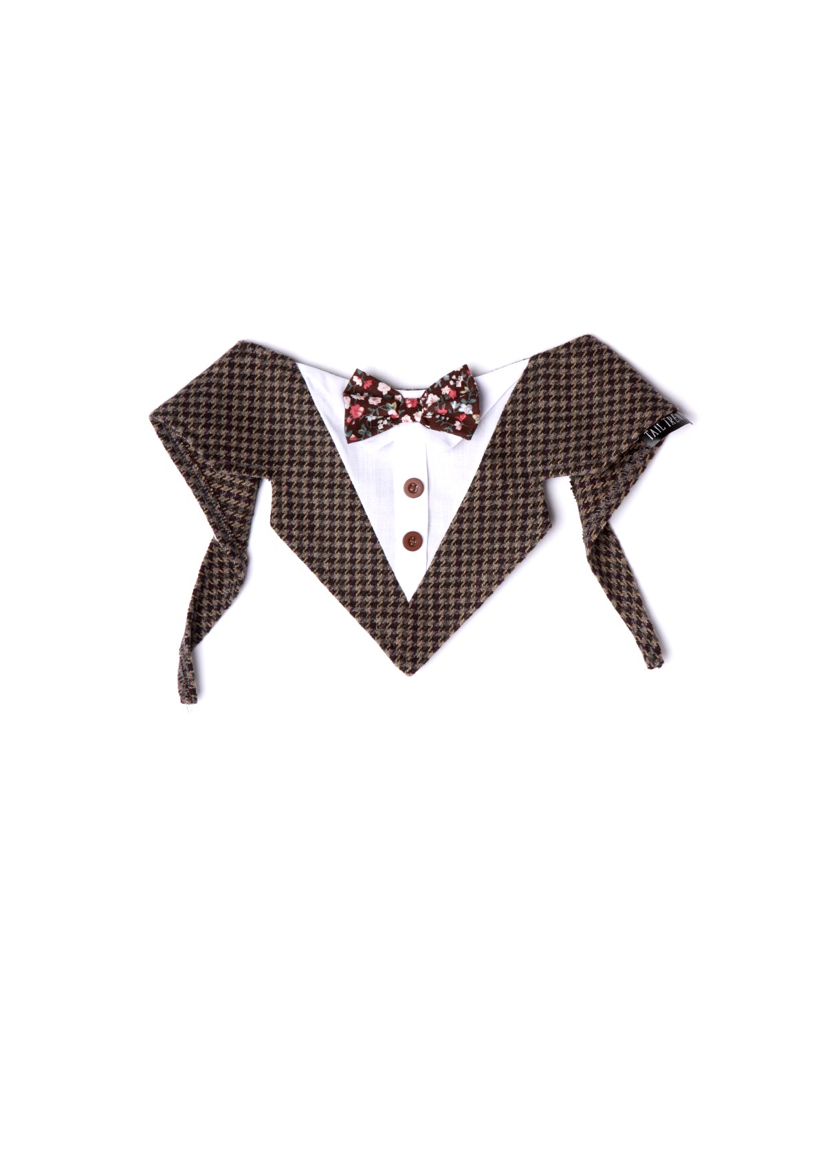 Tatoo Floral Bow Tie Formal Bandana