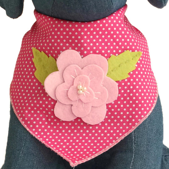 Pink Rose Bandana