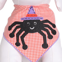 Spider Witch Dog Bandana Halloween Pet Dress-Up Accessory
