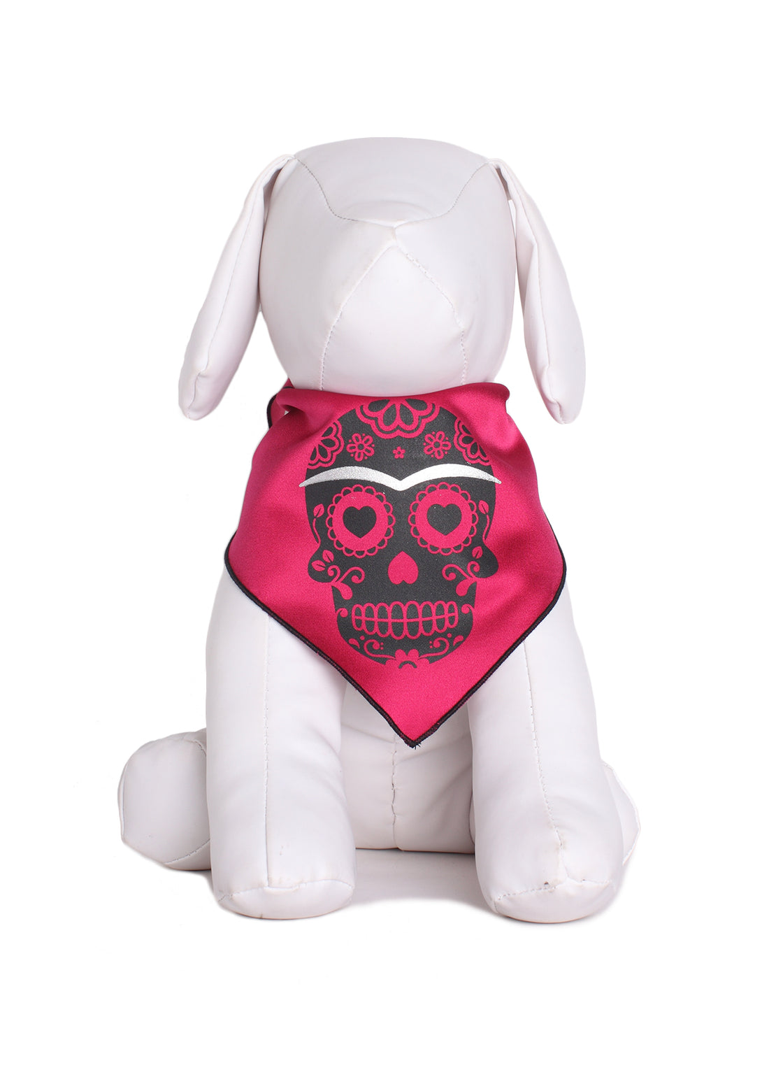 Day of the Dead Pink Skull Dog Bandana Dia de Los Muertos