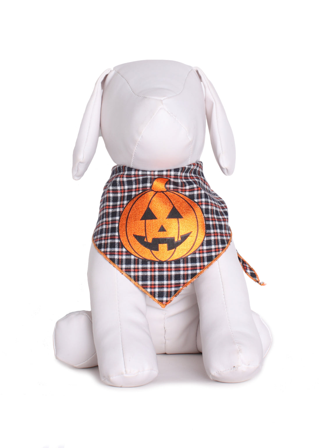 Foil Pumpkin Halloween Dog Bandana Fall Pet Outfit