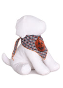 Foil Pumpkin Halloween Dog Bandana Fall Pet Outfit