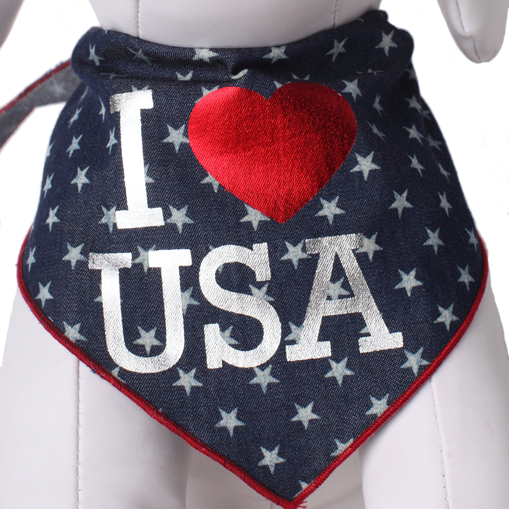 Star- I <3 USA II on Denim