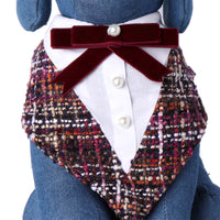 Vivian Formal Bandana With Velvet Bow