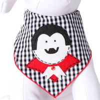 Count Dracula Halloween Dog Bandana Vampire Pet Scarf