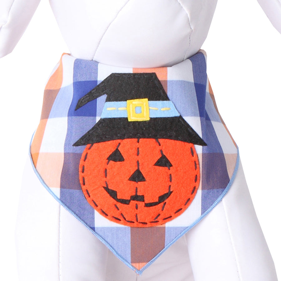 Jack-O-Witch Moon Dog Bandana Spooky Halloween Pet Scarf