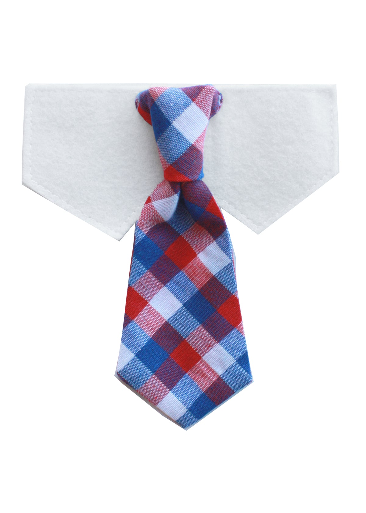 Wednesday- Red,White,Blue Neck tie