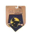 Yellow Moon Dog Bandana Halloween Night Pet Scarf