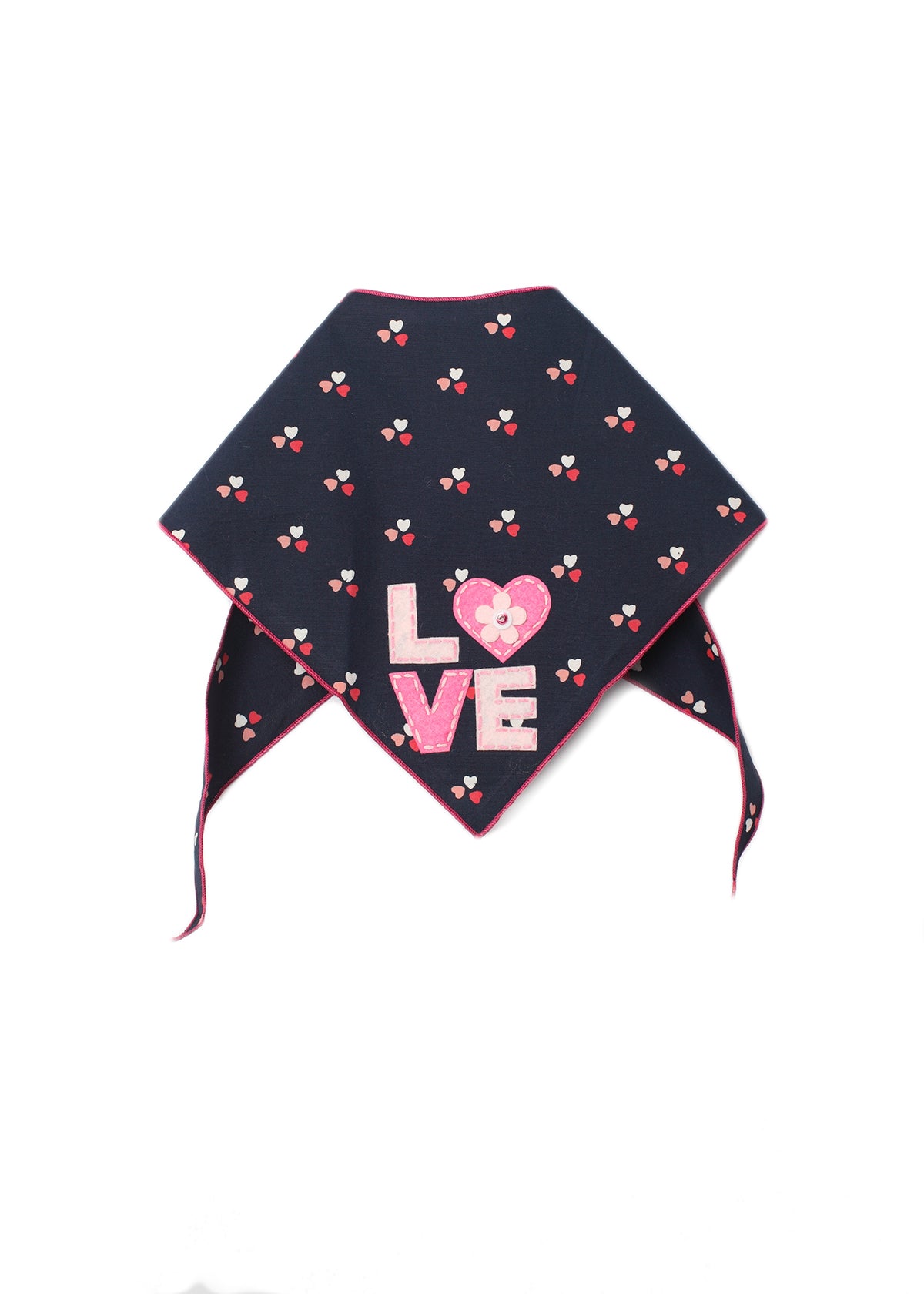 LOVE with Heart Flowers
