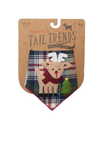 Elk with Tree on Plaid