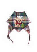 Elk with Tree on Plaid