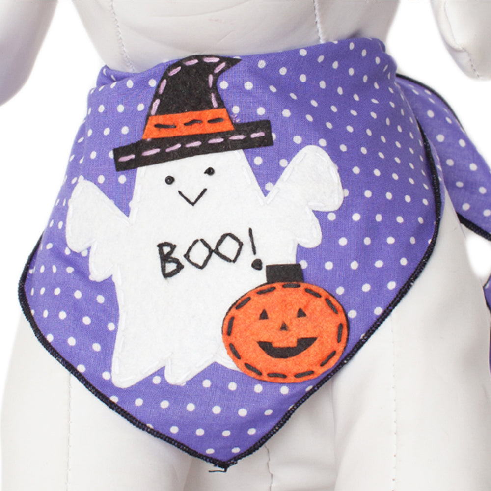 Boo and Friends Dog Bandana Halloween Pet Costume Scarf