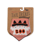 3 Ghosts Boo Dog Bandana Fun Halloween Pet Accessory