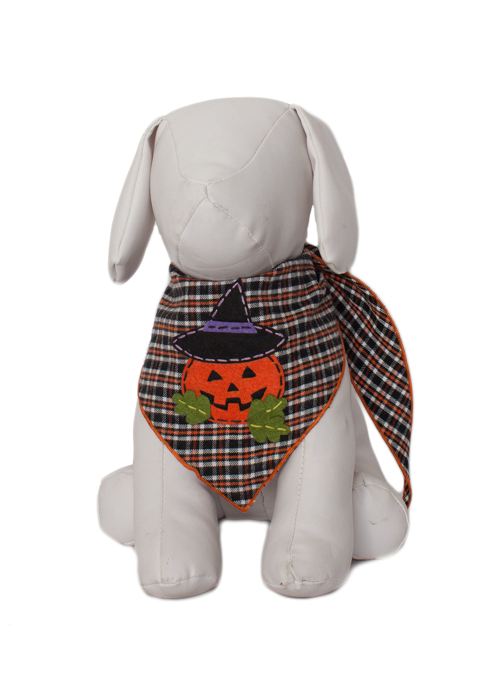 Jack-O-Lantern Witch Dog Bandana Spooky Halloween Pet Scarf