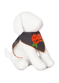 Pumpkin Friends Polkadot Dog Bandana Holiday Pet Scarf
