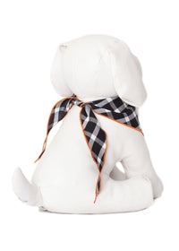 Stitched Pumpkin Halloween Dog Bandana Fall Pet Costume