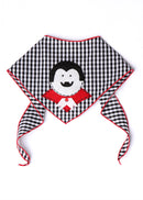 Count Dracula Halloween Dog Bandana Vampire Pet Scarf