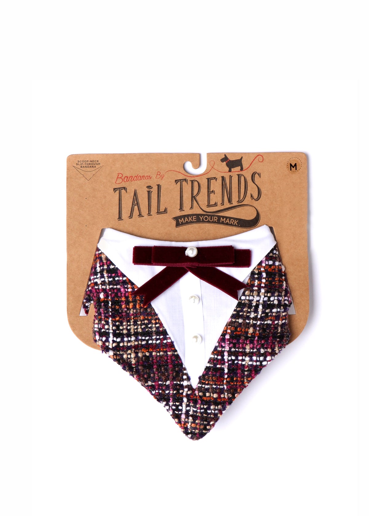 Vivian Formal Bandana With Velvet Bow