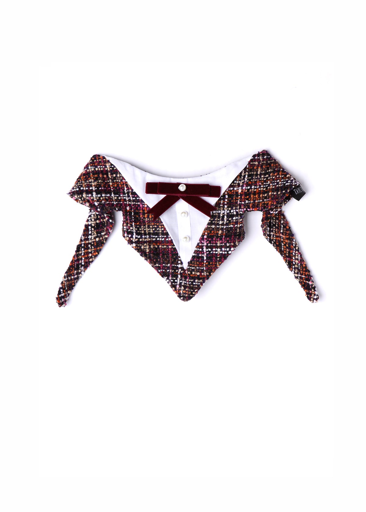 Vivian Formal Bandana With Velvet Bow
