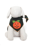 Pumpkin Stripes Halloween Dog Bandana Fall Pet Costume