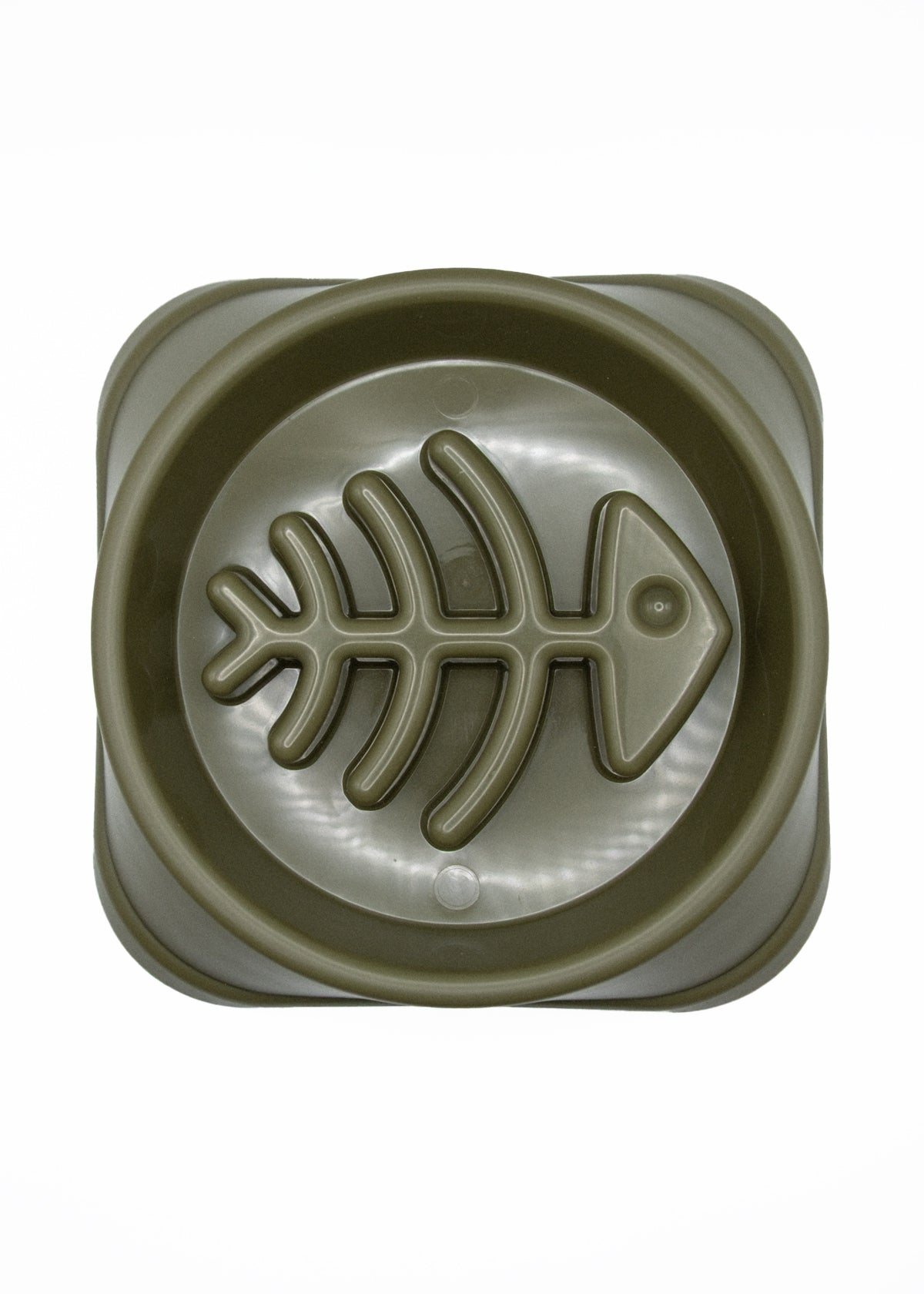 Green Fish Slow Feeder Bowl
