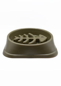 Green Fish Slow Feeder Bowl