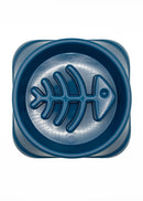 Blue Fish Slow Feeder Bowl