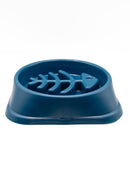 Blue Fish Slow Feeder Bowl